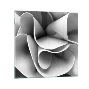 Glastavla - Bild på glas - Det händer i rummet - 30x30 cm