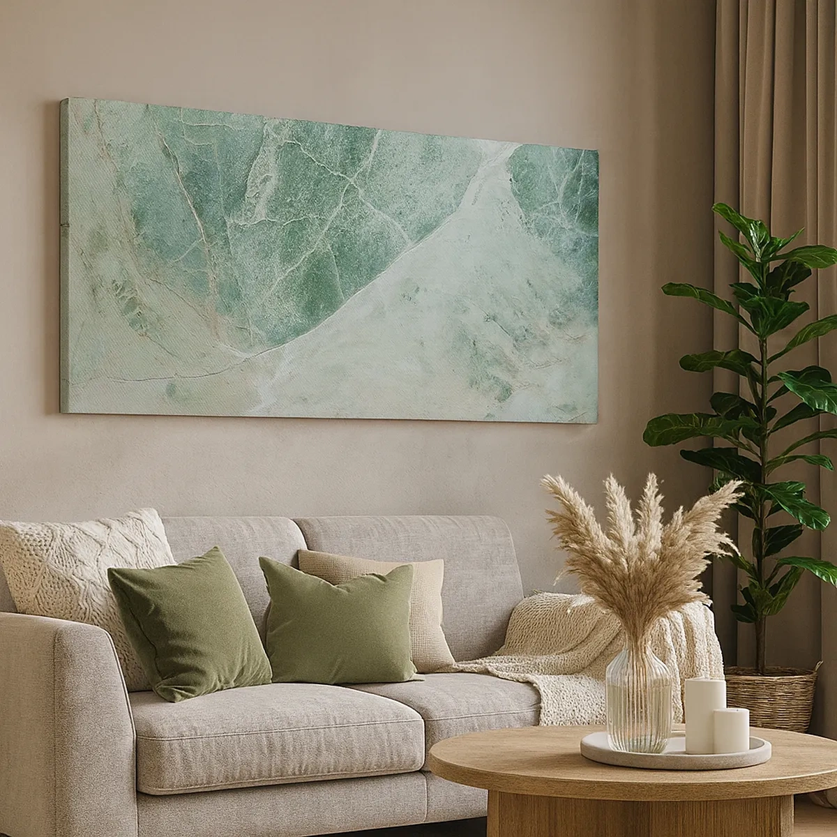 Canvastavla - Bild på duk - Stenens ädla svalka - 30x30 cm