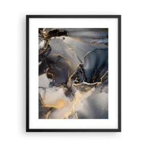 Affisch i svart ram - En stens liv - 40x50 cm