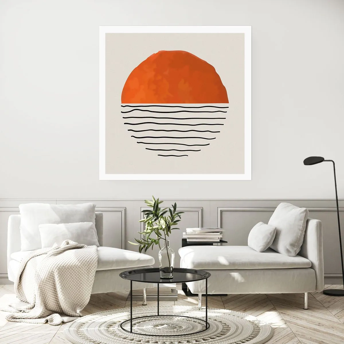 Affisch - I japansk stämning - 60x60 cm