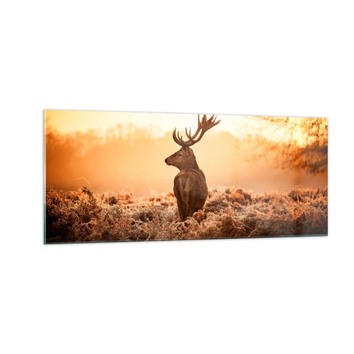 Glastavla - Bild på glas - Herre på godset - 100x40 cm