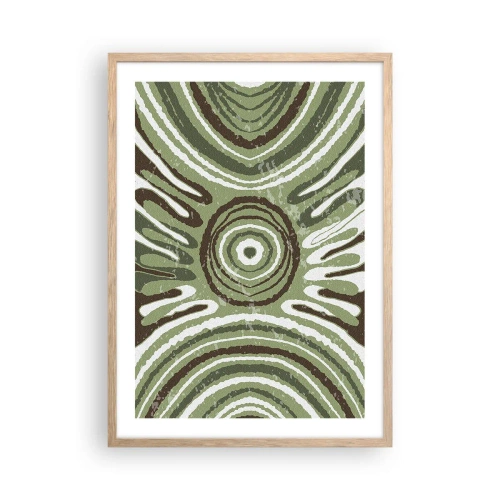 Affisch i ram av ljusek - Explosion av känslor - 50x70 cm