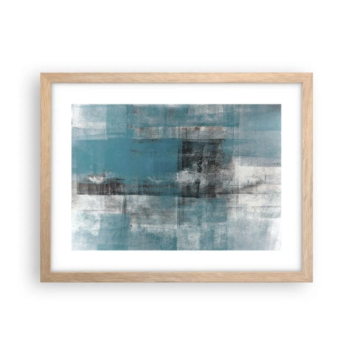 Affisch i ram av ljusek - Vatten och luft - 40x30 cm