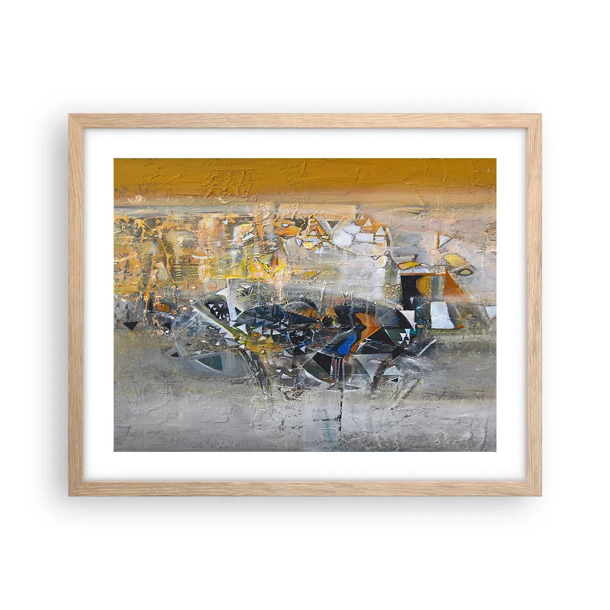 Affisch i ram av ljusek - Allt blir bra - 50x40 cm