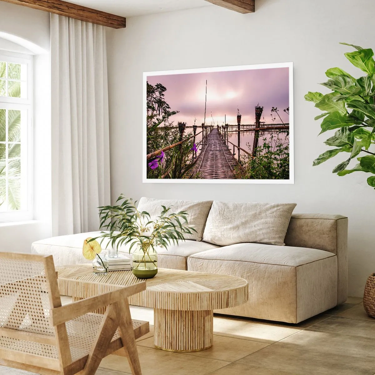 Affisch - Asiens lugn och tystnad - 40x30 cm