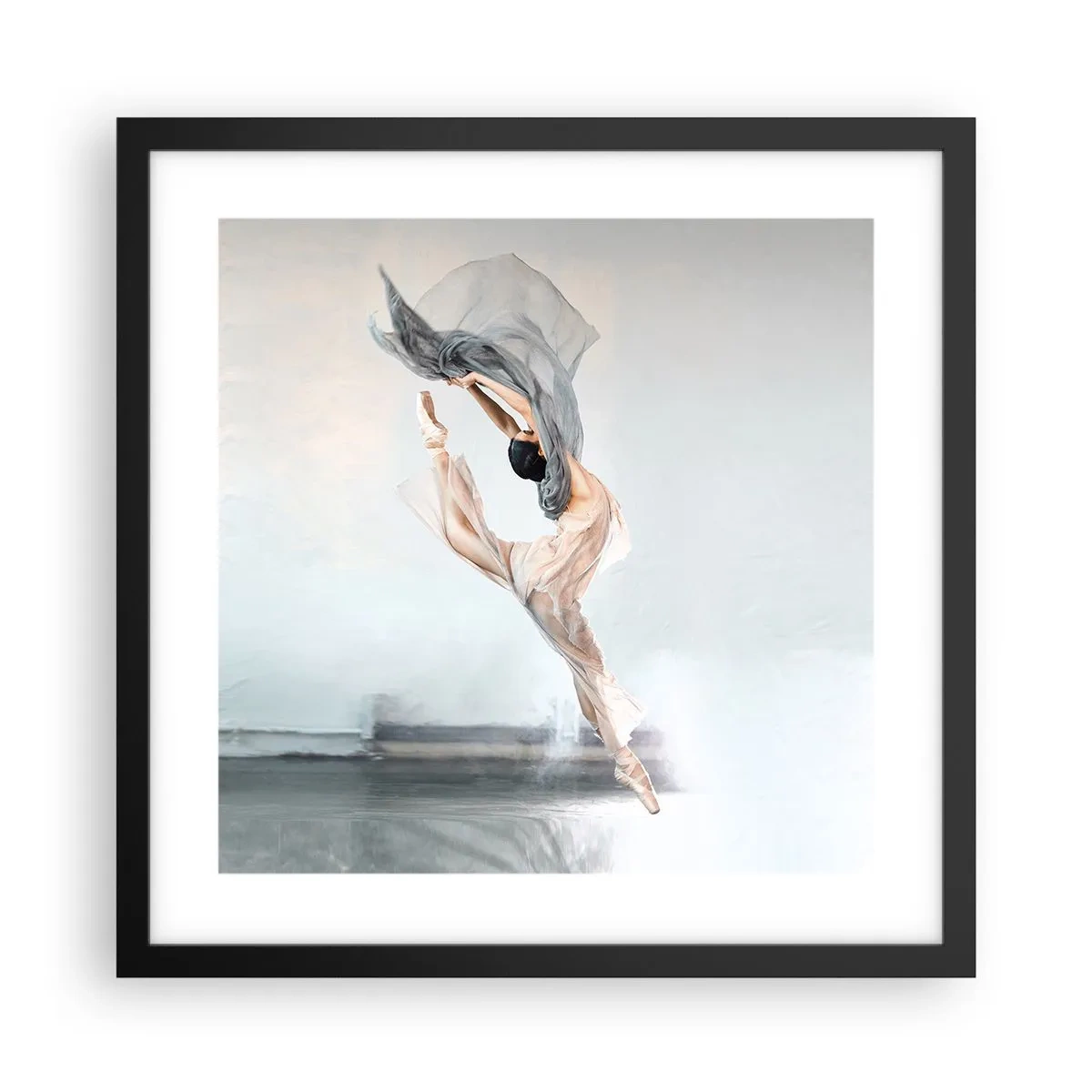 Affisch i svart ram - Dansextas - 40x40 cm