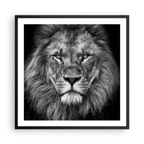 Affisch i svart ram - I kröningskläder - 60x60 cm