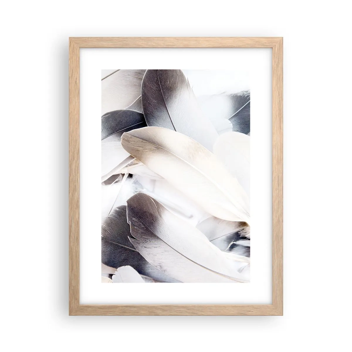 Affisch i ram av ljusek - Nästan änglalik - 30x40 cm