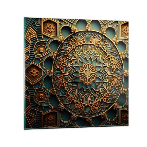 Glastavla - Bild på glas - I ett arabiskt klimat - 60x60 cm