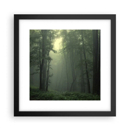 Affisch i svart ram - Innan skogen vaknar - 30x30 cm