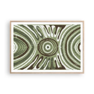 Affisch i ram av ljusek - Explosion av känslor - 100x70 cm