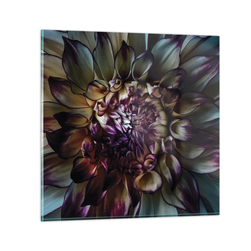 Glastavla - Bild på glas - Blommande ungdom - 40x40 cm