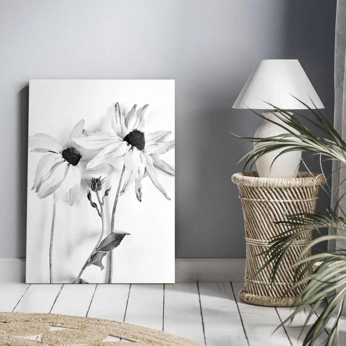 Canvastavla - Bild på duk - Ingen vill vara ensam - 50x70 cm