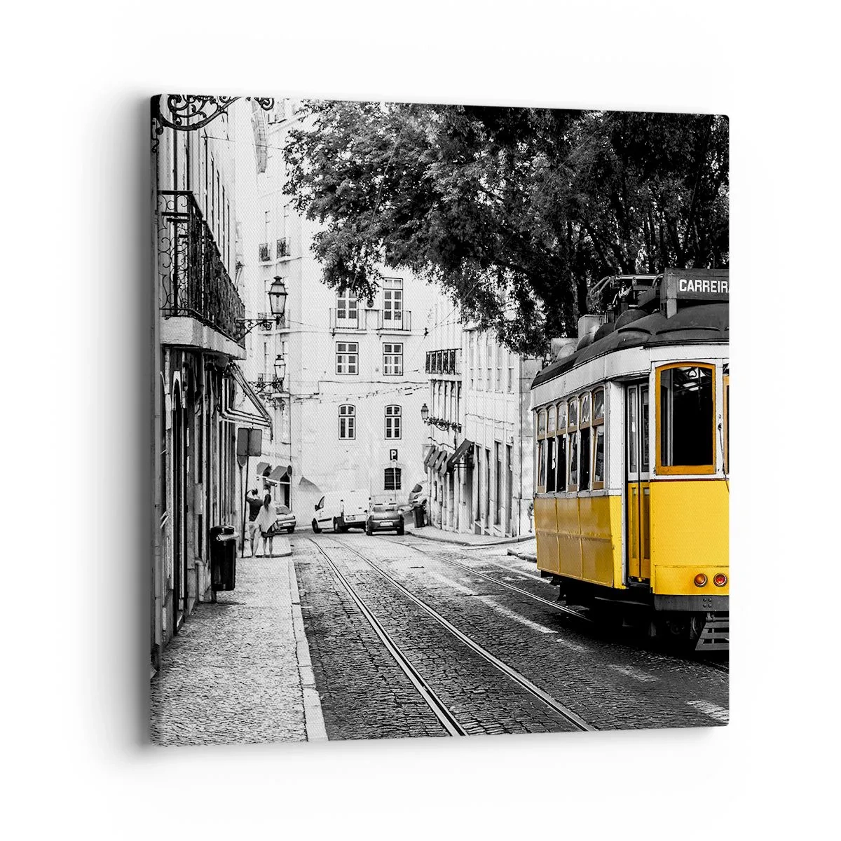 Canvastavla - Bild på duk - Och en fado i bakgrunden - 40x40 cm