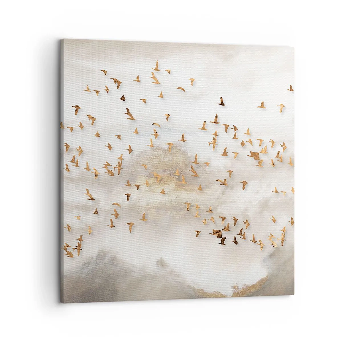 Canvastavla - Bild på duk - Det är dags... - 50x50 cm