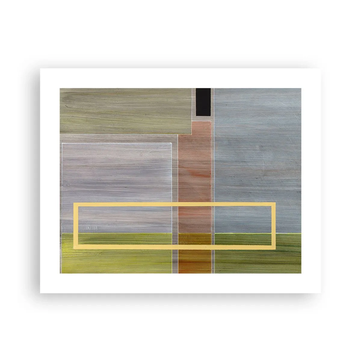 Affisch - Rakt och lugnt - 50x40 cm