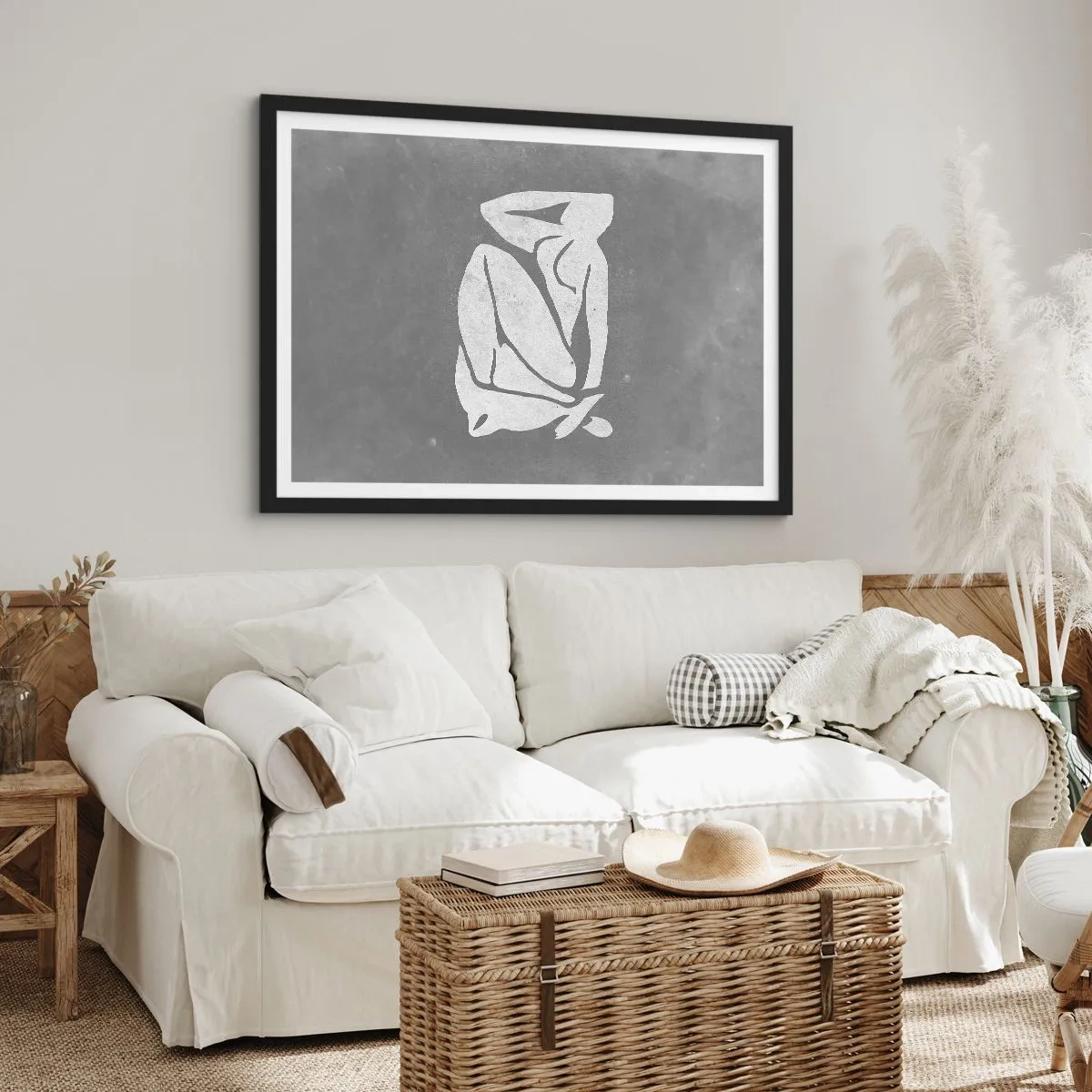 Affisch i svart ram - I drömmarnas värld - 91x61 cm