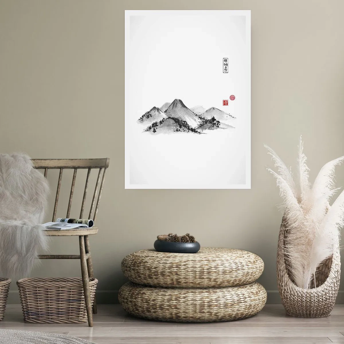 Affisch - Bortom fjällen - 30x40 cm