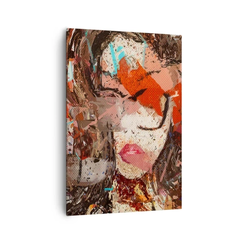 Canvastavla - Bild på duk - Ingen vet på riktigt hurdan du är - 70x100 cm