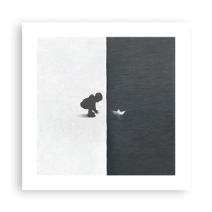 Affisch - En stor expedition - 40x40 cm