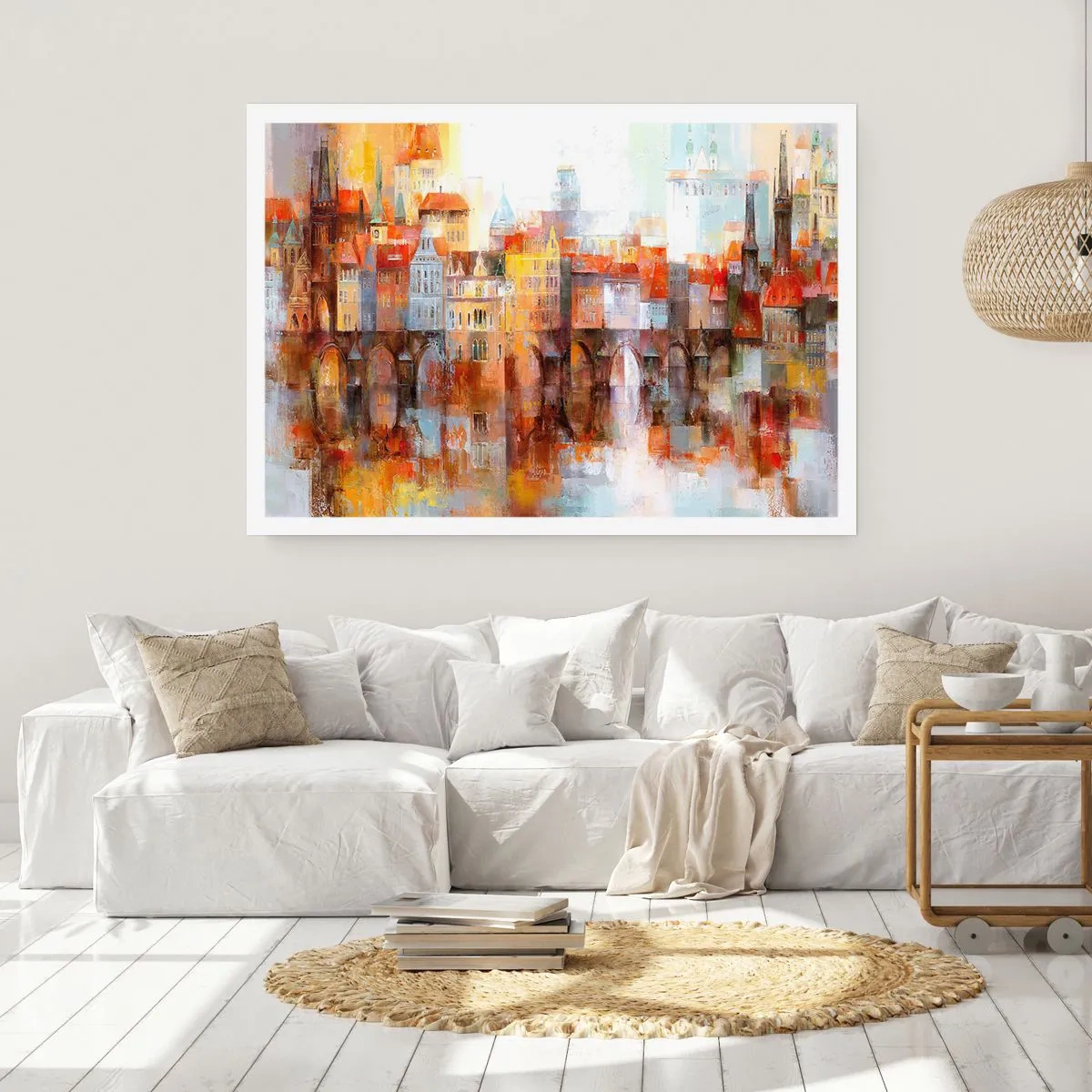 Affisch - Vackert under bron - 40x30 cm