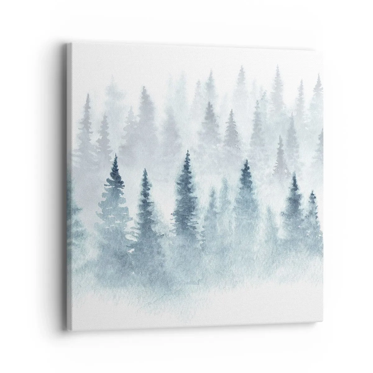 Canvastavla - Bild på duk - Insvepta i dimma - 40x40 cm