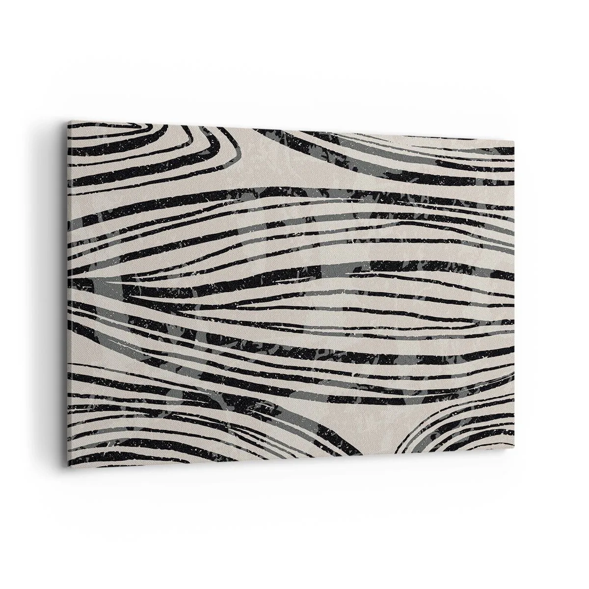 Canvastavla - Bild på duk - Stänk av linjer - 100x70 cm