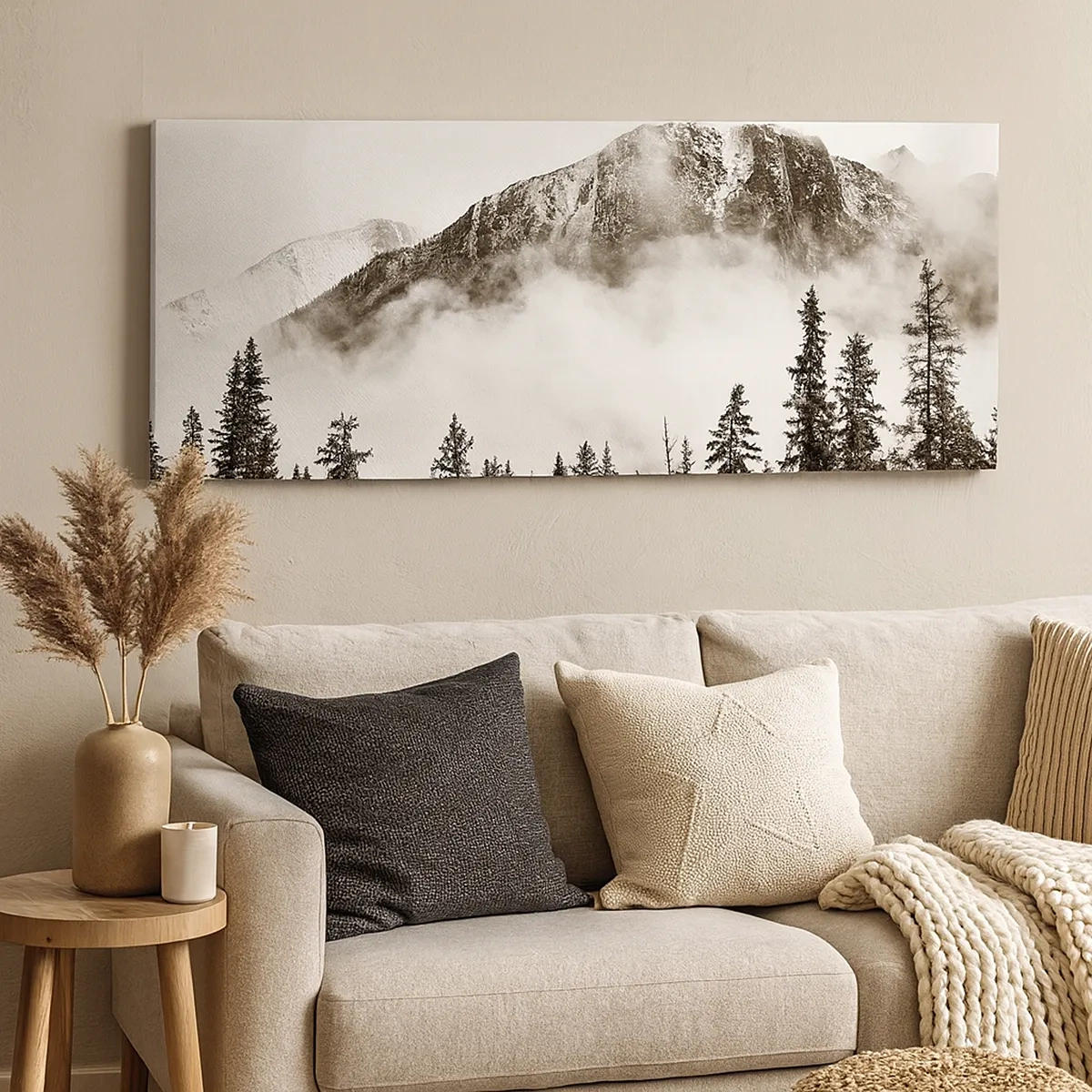 Canvastavla - Bild på duk - Granithärskare - 30x30 cm