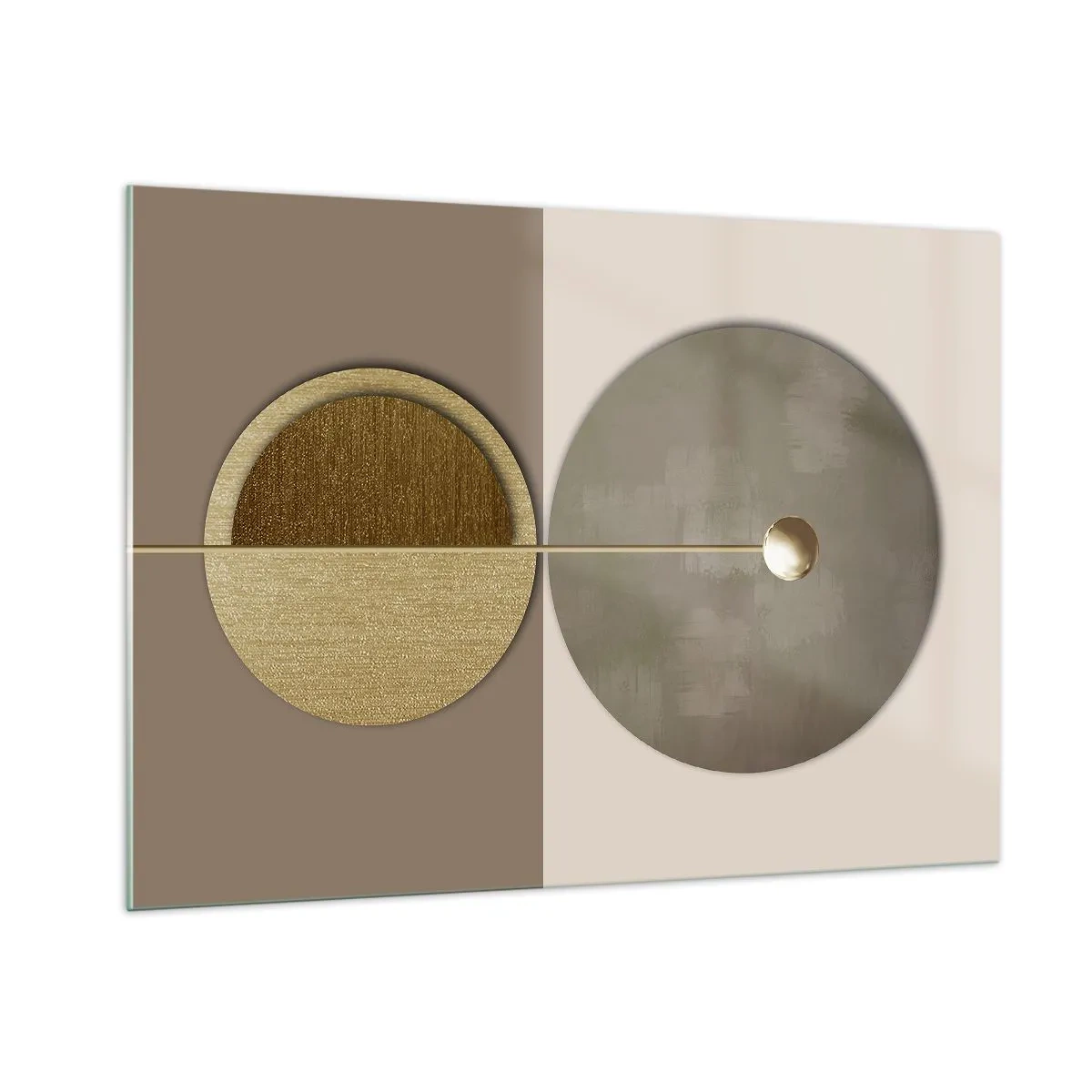 Glastavla - Bild på glas - Perfekt balans - 100x70 cm