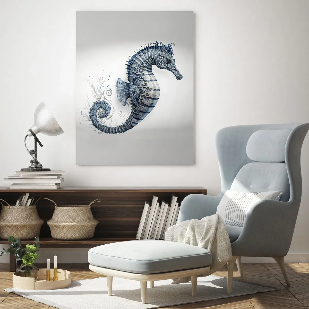 Glastavla - Bild på glas - Ett subtilt skämt från naturen - 70x100 cm