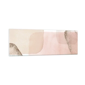 Glastavla - Bild på glas - Titta genom färgen - 90x30 cm