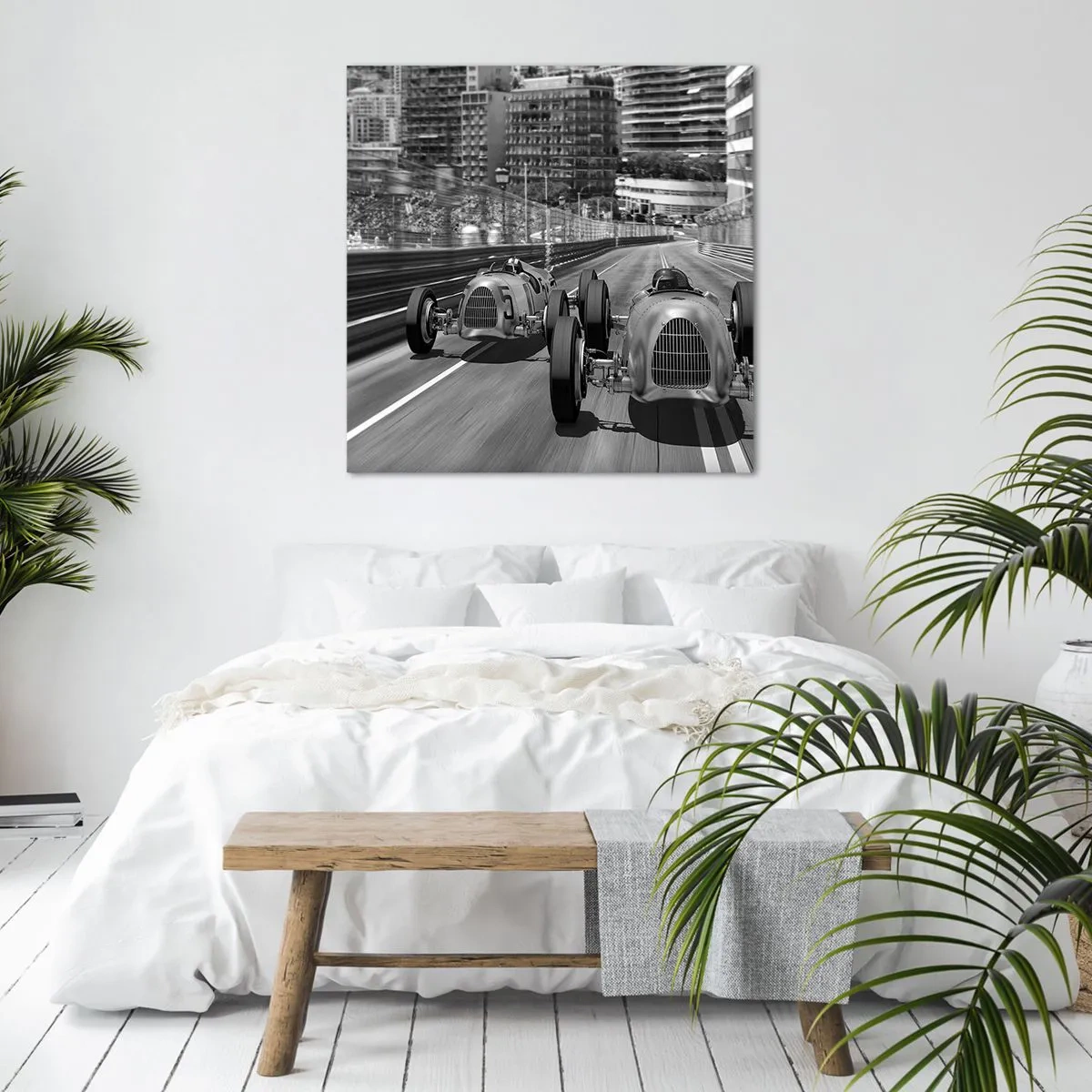 Canvastavla - Bild på duk - För länge sedan i Monte Carlo - 30x30 cm