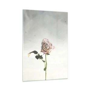 Glastavla - Bild på glas - Vårens välkomst - 50x70 cm