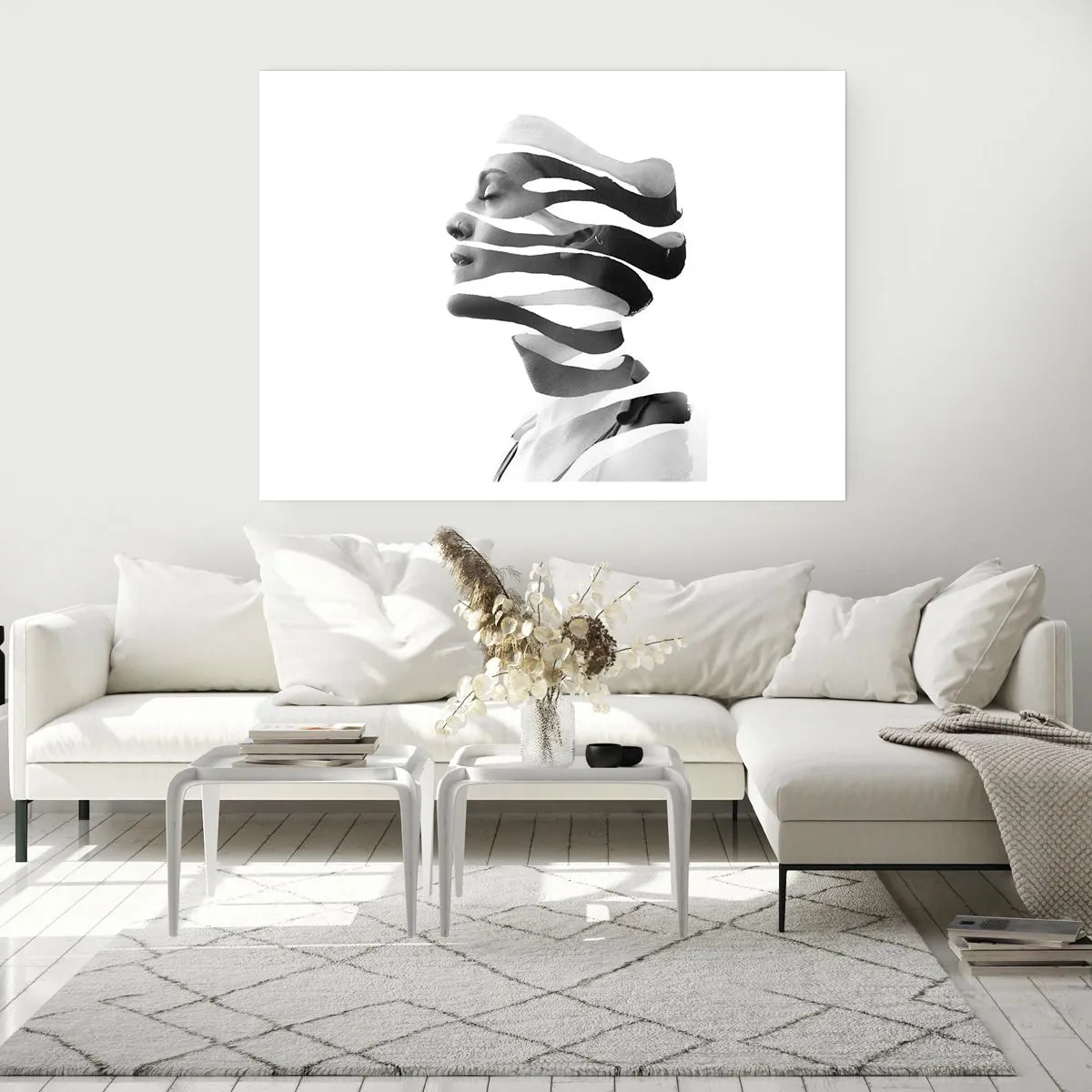 Affisch - Surrealistisk porträtt - 70x50 cm