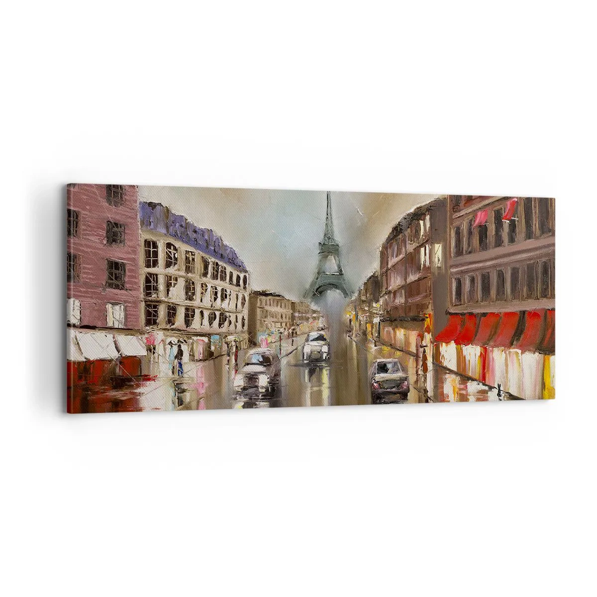Canvastavla - Bild på duk - Det är bara tornet som räknas - 100x40 cm