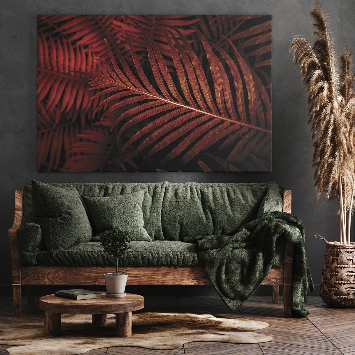Canvastavla - Bild på duk - Livets glöd - 100x70 cm