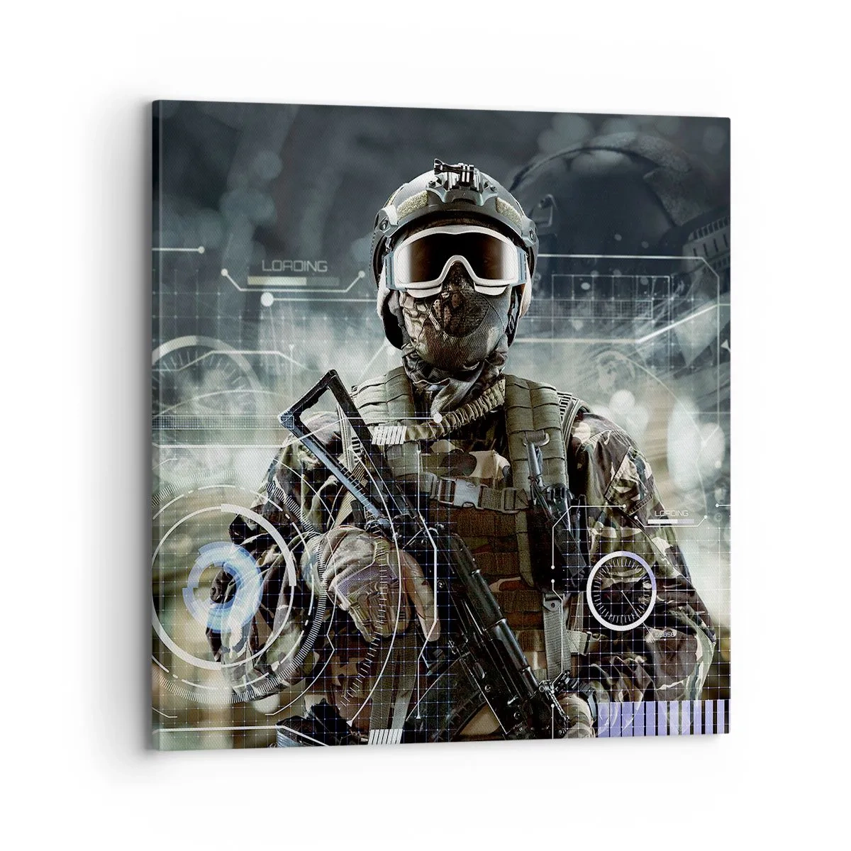 Canvastavla - Bild på duk - Makt - 70x70 cm