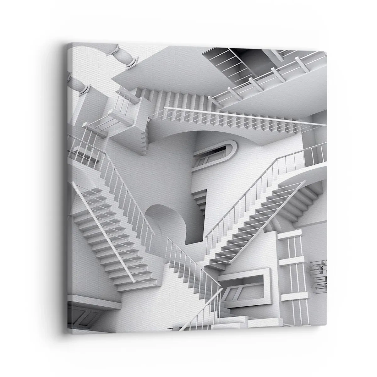 Canvastavla - Bild på duk - Rummets paradoxer - 40x40 cm