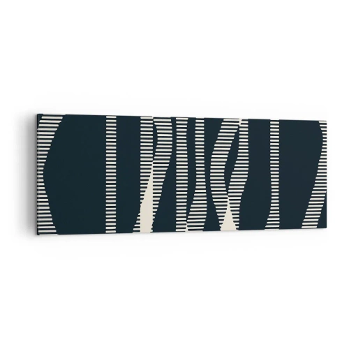 Canvastavla - Bild på duk - Försök att bryta mörkret - 140x50 cm