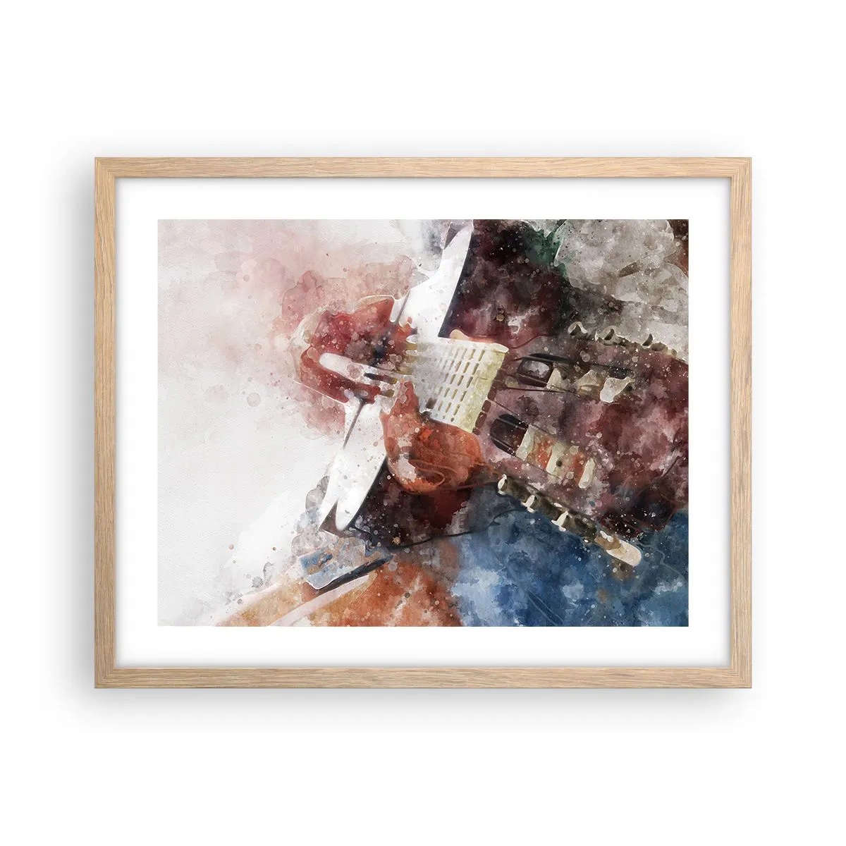 Affisch i ram av ljusek - Vad tycker du om det? - 50x40 cm