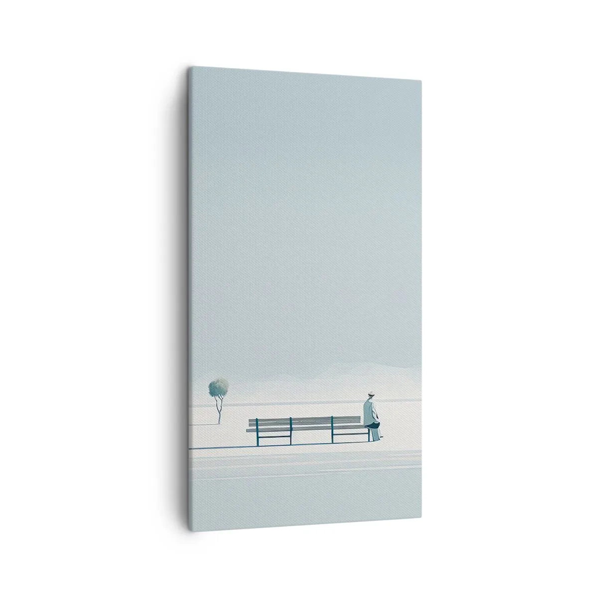 Canvastavla - Bild på duk - Ja, jag väntar. - 45x80 cm