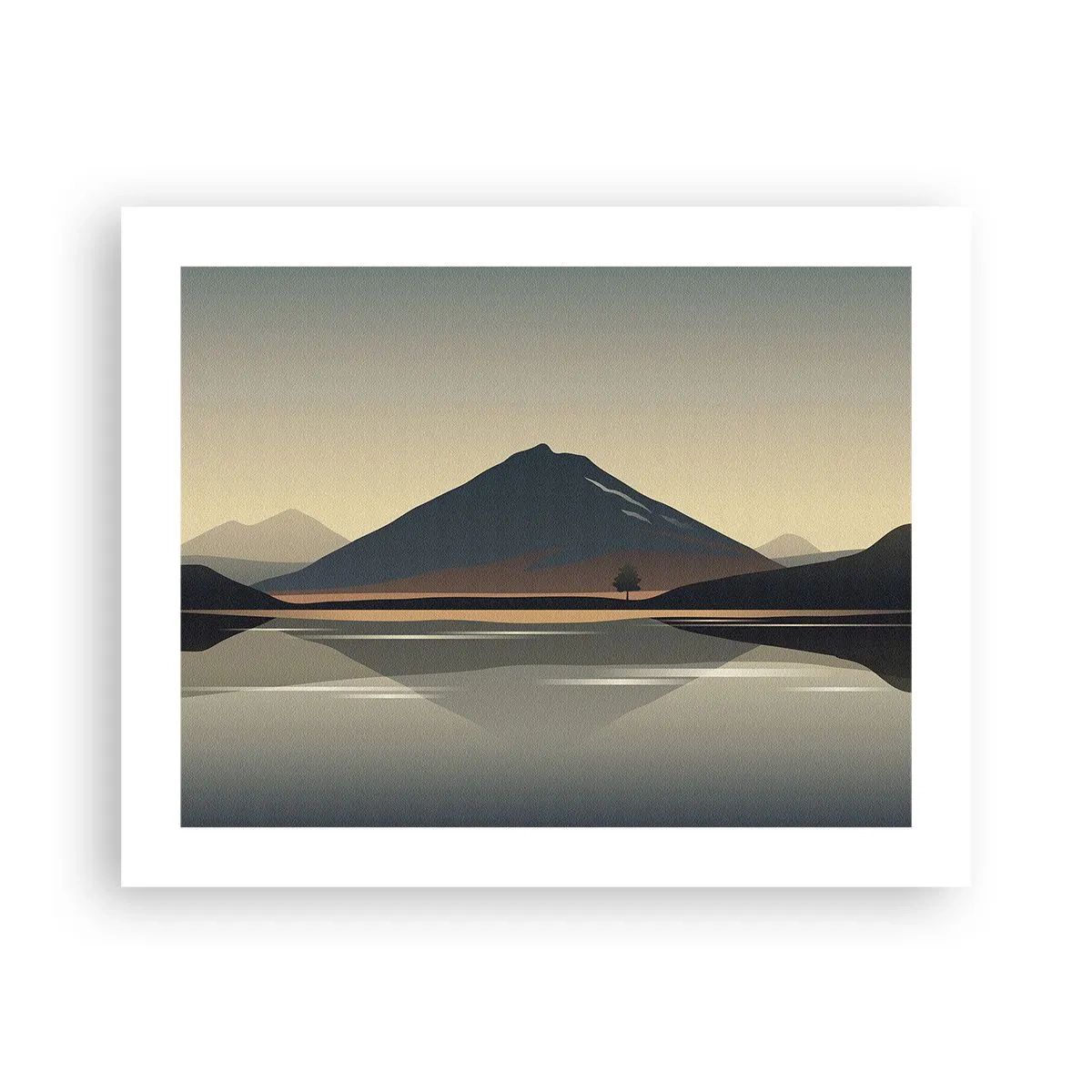 Affisch - Spegelbild - 50x40 cm