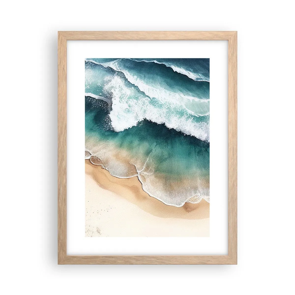 Affisch i ram av ljusek - Ett evigt möte - 30x40 cm