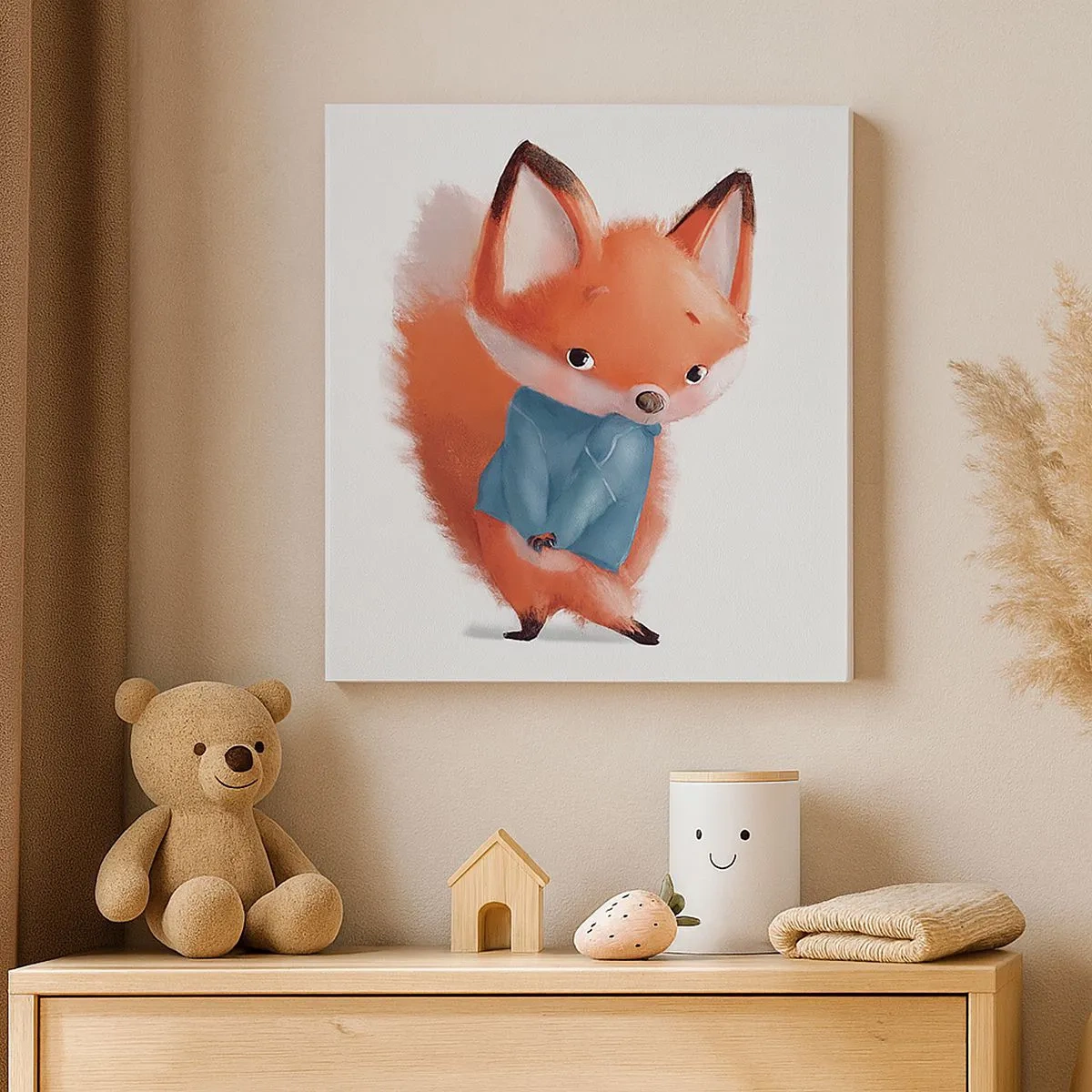 Canvastavla - Bild på duk - Ser jag bra ut? - 30x30 cm