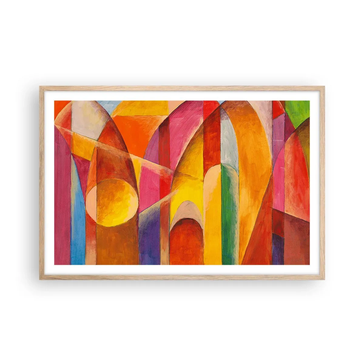 Affisch i ram av ljusek - Solens domkyrka - 91x61 cm