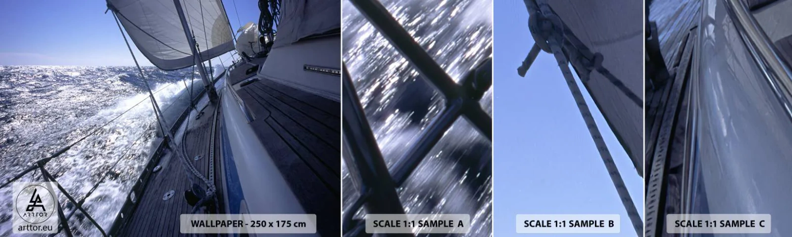 Fototapet Prov Standard Eco - Jag vet hur det är att vara en fågel - Nautisk, Yacht, Resor - 100x30 cm