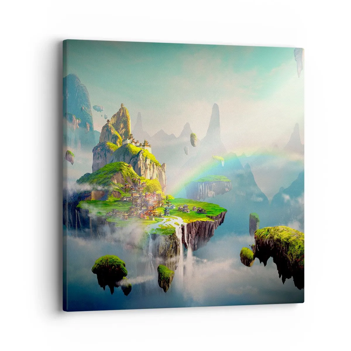 Canvastavla - Bild på duk - Mellanhimmel - 40x40 cm