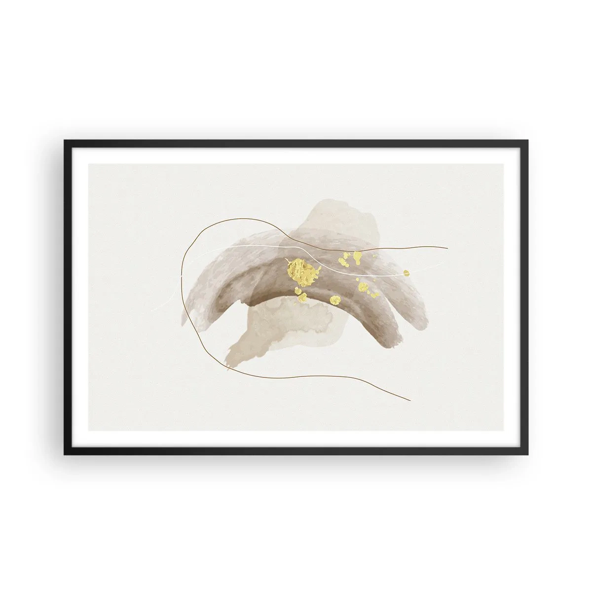 Affisch i svart ram - Träffat i rummet - 91x61 cm