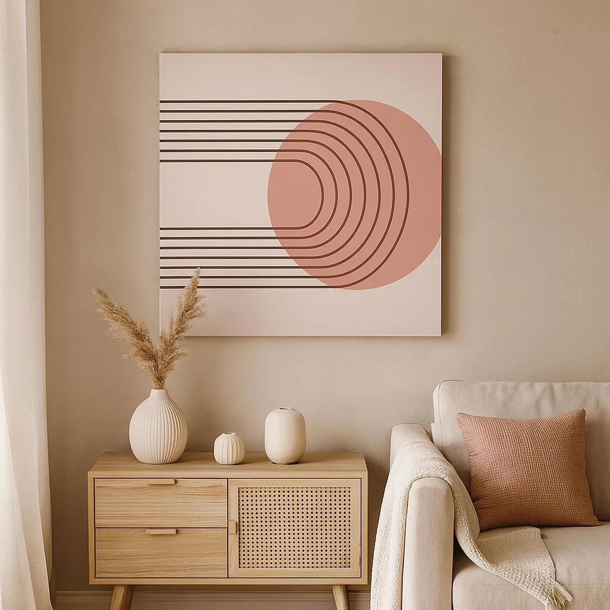 Canvastavla - Bild på duk - Ostoppad attraktionskraft - 30x30 cm