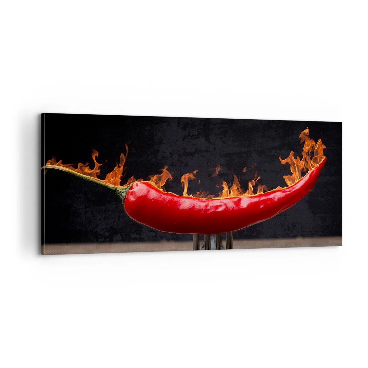 Canvastavla - Bild på duk - Helvetiskt tilltugg - 100x40 cm